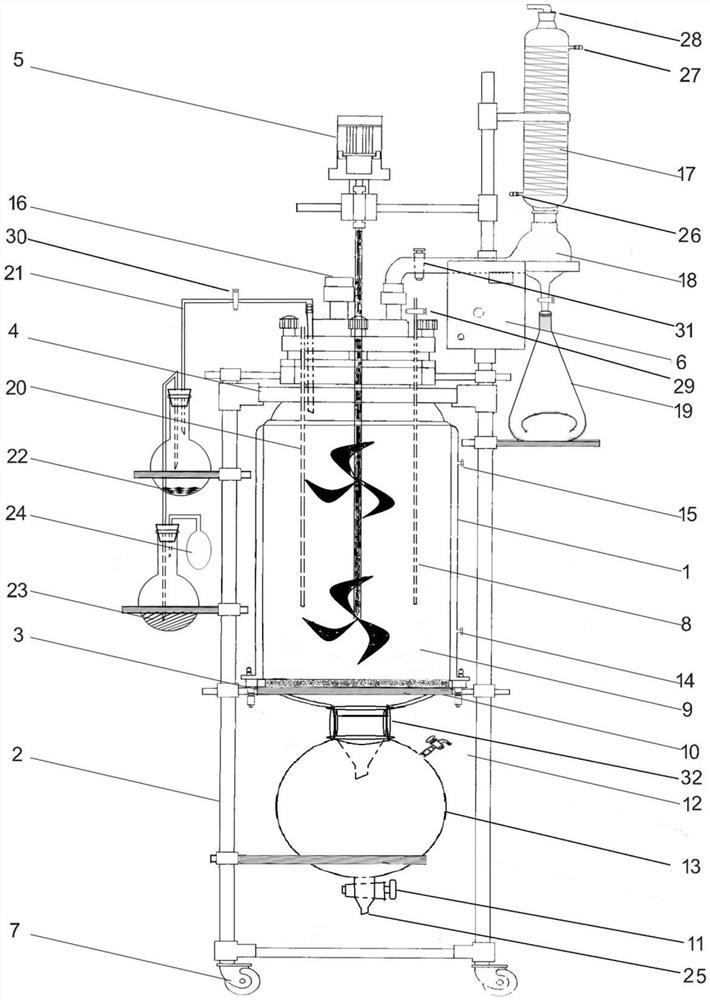 一種用于制備四溴酚藍(lán)的新型反應(yīng)釜