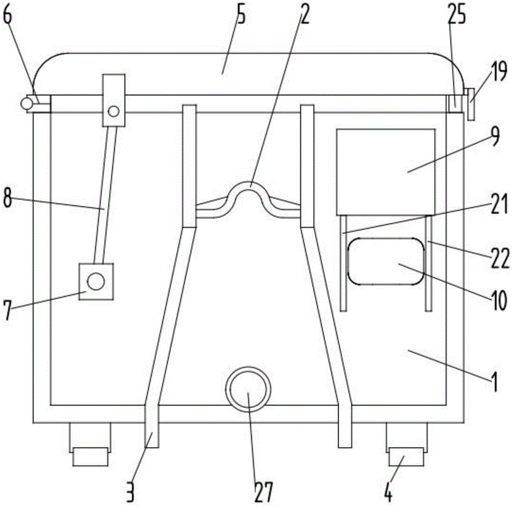 一種可移動式垃圾收集無害化智能堆肥裝置