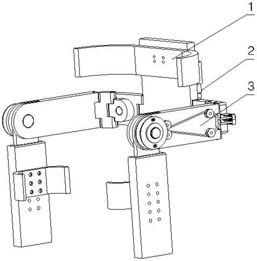 一種可穿戴三自由度的髖關(guān)節(jié)康復(fù)裝置