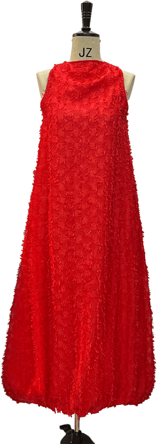 無袖長(zhǎng)裙（船領(lǐng)花苞裙）