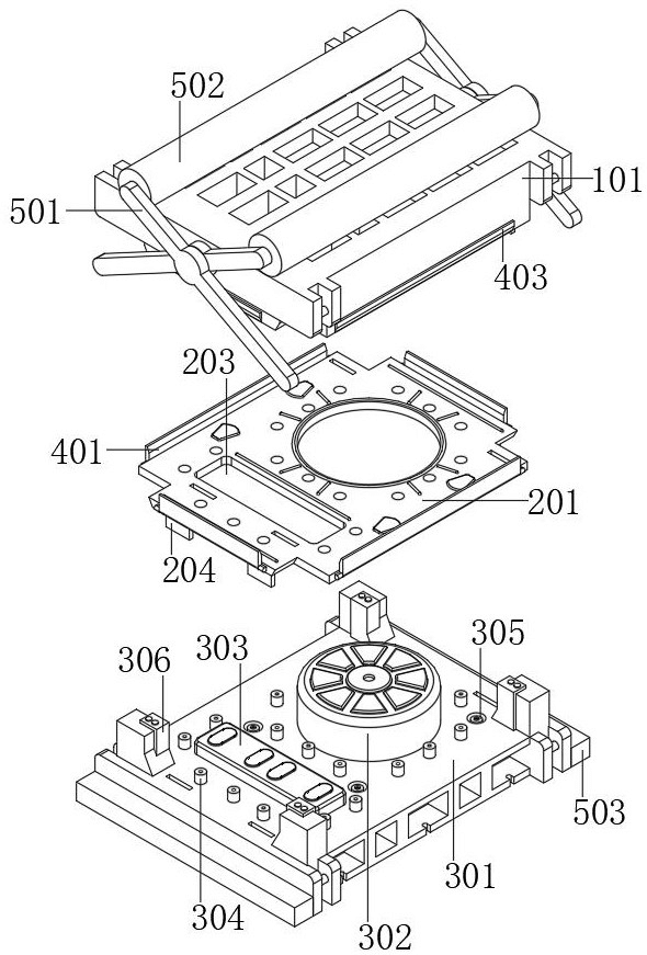 一種轎車(chē)后地板拉延模具結(jié)構(gòu)
