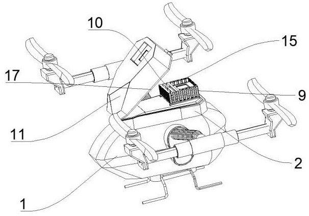 一種無人機(jī)陀螺儀連接結(jié)構(gòu)