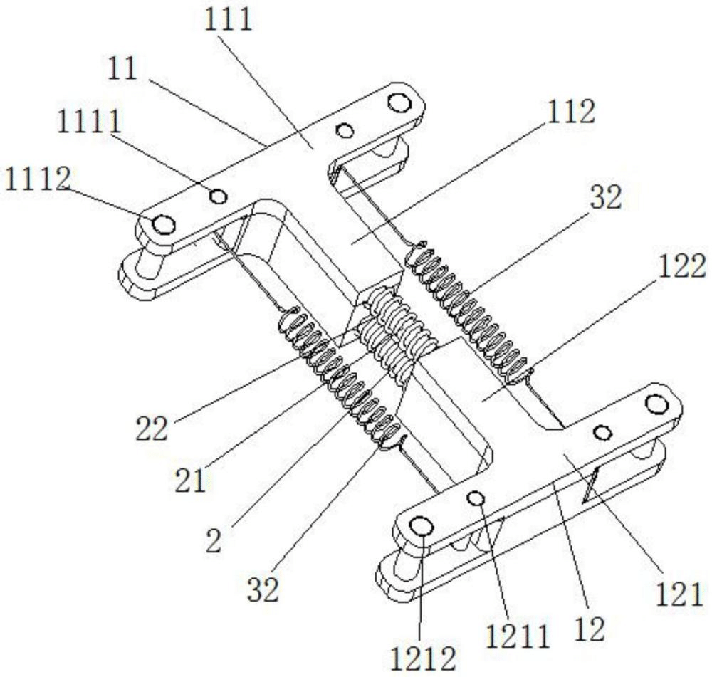 一種基于兩桿兩索張拉結(jié)構(gòu)的負泊松比超材料胞元結(jié)構(gòu)