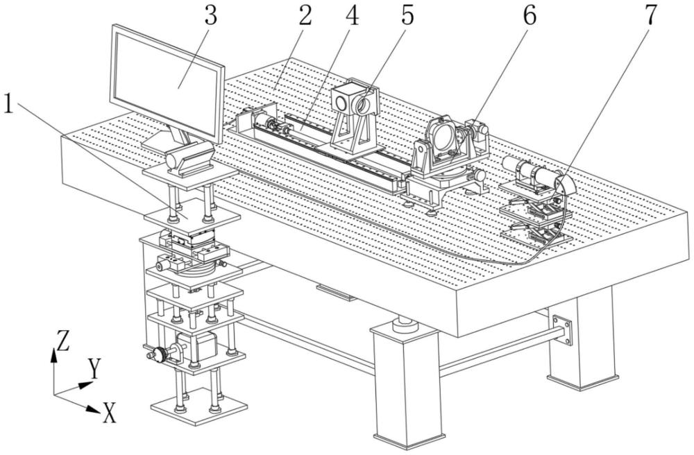 一種水平光路傳遞測(cè)角儀及測(cè)量方法