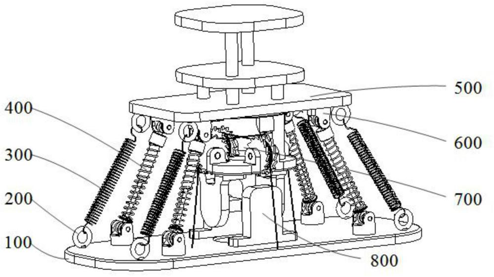 基于八面體桅桿型張拉整體結(jié)構(gòu)的仿人足式機(jī)構(gòu)及裝置