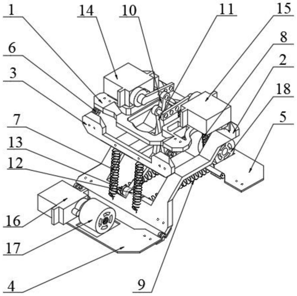 一種基于兩桿張拉機(jī)構(gòu)的折紙爬行機(jī)器人