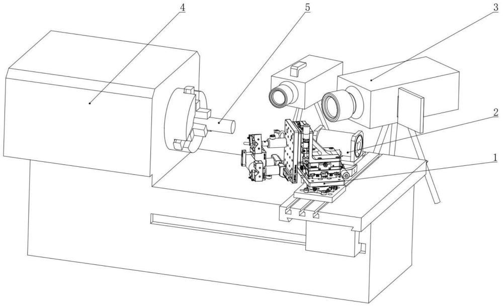 一種激光-超聲振動(dòng)復(fù)合輔助切削加工裝置