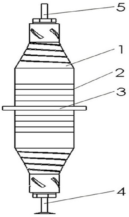 一種大振幅縱扭超聲復(fù)合振動變幅桿