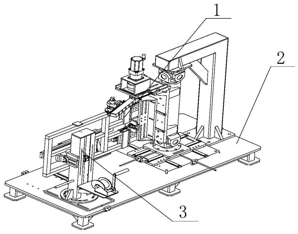 一種鉸鏈及限位器性能試驗(yàn)臺(tái)
