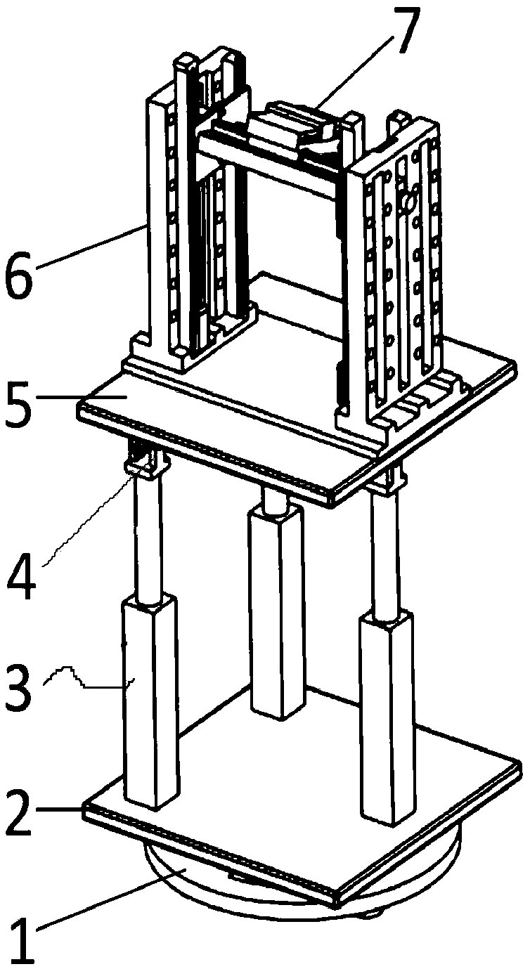 一種多軸協(xié)同運(yùn)動的機(jī)載相機(jī)地面運(yùn)動測試裝置